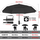 Golf Umbrella Large 62 Inch  Extra Large Oversize Double Canopy Vented Windproof