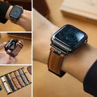 Leather Band Strap For Apple Watch Iwatch Serie 9 8 7 6 5 4 Se 38 40 42 41 44mm 