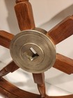 Vintage Authentic Wood Boat Ships Wheel Captions Helm Nautical 19  Maritime