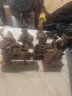 Lot Of Vintage Old Style 1940s 1960s Maybe 1920s Penny Banks Cast Iron