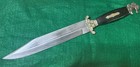 Vintage Bowie Knife - Tillotson Columbia Place Sheffield - Horse Head Pommel