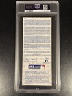 2008 World Series Phillies Vs Rays Game 2 Full Ticket Psa 9 Pop 5