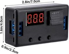 12 Volt Timer Relay  Drok 0 1s To 999min 50ma 4-mode On-off Automotive Digital