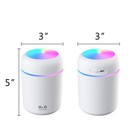 Cool Mist Humidifier  300ml Mini Portable With Multicolor Led Night Light  2    