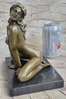 Bronze Sculpture Statue Signed Odegaard Abstract Modern Art Female Nude Statue