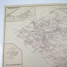 South Whitehall Township Antique 1876 Lehigh County Pennsylvania Map Atlas Page