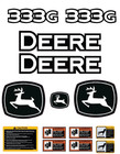 Compatible With 333g Decal Kit Skid Steer Stickers - Free Shipping - 3m Vinyl