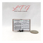 The Neverending Story Dollhouse Miniature Book 1 12 Scale Readable Illustrated