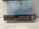Gingher Double-curved Machine Embroidery Scissors 6   New  F87m