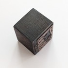 Vintage Metal   Wood Letterpress Printing Block Pisces Taurus Astrology Bull