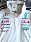 Adidas Mercedes Amg Petronas Formula 1 F1 Team Polo Long Sleeve Shirt Jx0757