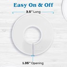 20 White Closet Dividers For Hanging Clothes     Clothing Size Rack Divider