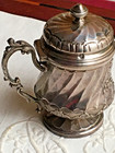 French  Art Nouveau  950 Silver Mustard Pot In  Rococo Style  Pierre Gavard  