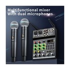 Bo4-m Portable Karaoke Microphone Mixer System Set  4 Channel Mixer    Fast Ship