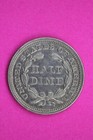 High Grade 1858 P Seated Liberty Half Dime Rare Semi Key Date Cilver Coin 37