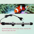 25w-300w Aquarium Heater Submersible Water Heating Rod Anti-explosion Fish Tank 