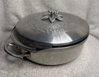 Vintage Everlast Forged Aluminum Hammered Covered Casserole W  Pyrex Baking Dish