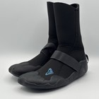 Roxy Women   s Swell Series 5mm Round Toe Wetsuit Boots Black Size 6