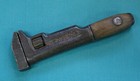 Rare T f  Vandegrift No  31-8 Inch Nut Wrench W  Hardwood Scales Pat  9-7-97