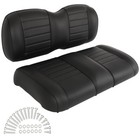 New Luxurious Black Golf Cart Front Seat Cushion Set Fits Ezgo Rxv