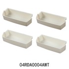 Compatible With Kenmore Whirlpool Refrigerator White Shelf Bin 4 Packs