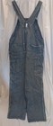 Vintage Key Imperial Hickory Stripe Bib Overalls Men   s Size 40 X 32 Railroad