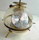 Vintage Huger Barometer   Germany Sputnik Weather Station Globe Hygrometer