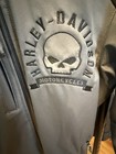 Harley-davidson 98110-16vm Waterproof Skull Riding Jacket Gray black Small Nwt