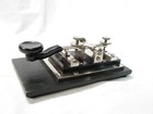  wwii Japanese Navy Telegraph Key reconditioned On A Custom Wood Base very Nice 