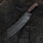 Ubr Custom Handmade High Carbon Steel Hunting Machete With Leather Sheath 