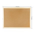 14 6 Inches X 11 Inches Frame Cork Board For Bulletin Board  Home Decor  Offi   