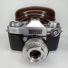 Vintage 1950s Zeiss Ikon Contaflex 35mm Single Lens Reflex Camera With Case