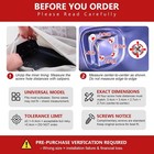 1 Pair Luggage Suitcase Wheels Replacement Mute Double Row Trolley Repair Parts