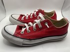 Converse All Star Chuck Taylor Sneakers Red Canvas Shoe Low Top Men 4 Women 6