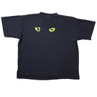 Vintage Cats The Musical Broadway T-shirt Boxy Xl Black 90s Promo Tee Eyes Faded