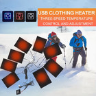 Electric Cloth Heater Usb Heating Pads Outdoor Thermal Winter Heating Vest Pads 