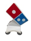 Domino s Pizza Dominoes com Illuminated Tabletop Sign W  Suction Cup Base