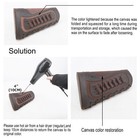Handmade Leather Canvas Rifle Gun Buttstock Cover For  30 30  308  22mag 12ga
