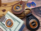 New Rare Vintage 1970s Gmc Truck Adjustable Locking Money Clip Wallet Holder Nos