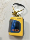 Vtg Sony Sports Walkman Am fm Radio Cassette Player Wm-fs191 Headphones Works 