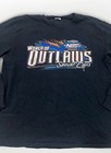World Of Outlaws Black Sprint Car Nos Long Sleeve T Shirt Size Large Racing Tee