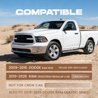 Side Steps Running Boards For Dodge Ram 1500 2500 3500 2009 2026 Silver Black