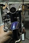 Vintage Steel Toy Motorcycle  Unknown Maker  7 3 4   jd-17 
