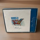 Vera Bradley Bermuda Blue 10 Thank You Notes  envelopes - Brand New 2014