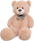47 Inch Big Giant Teddy Bear Stuffed Animals  Light Brown Soft Plush Life Size B