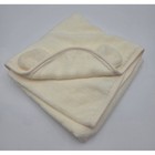 Lot Of 2 Organic Cotton Hooded Baby Bath Towels Swaddle Blankets Bear Ears 30x30