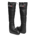 Winter Down Booties Socks Warm Soft Windproof Long Sleeping Slippers With B4s5
