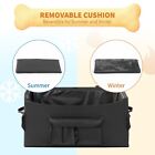 Pet Car Seat Waterproof Dog Travel Detachable Booster Seat 2 Dogs 2 Safety Belt
