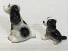 Vintage Hagen Renaker Miniature Cocker Spaniel Mom   Baby Dog Figurines