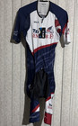Mens Cycling Padded Bib Short Jersey Suit Size M Racing 1 Piece Active